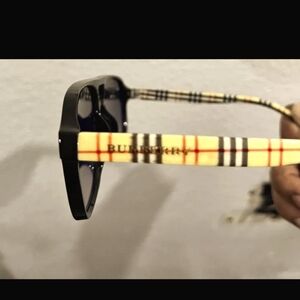 Women’s Burberry Plaid Aviator Sunglasses